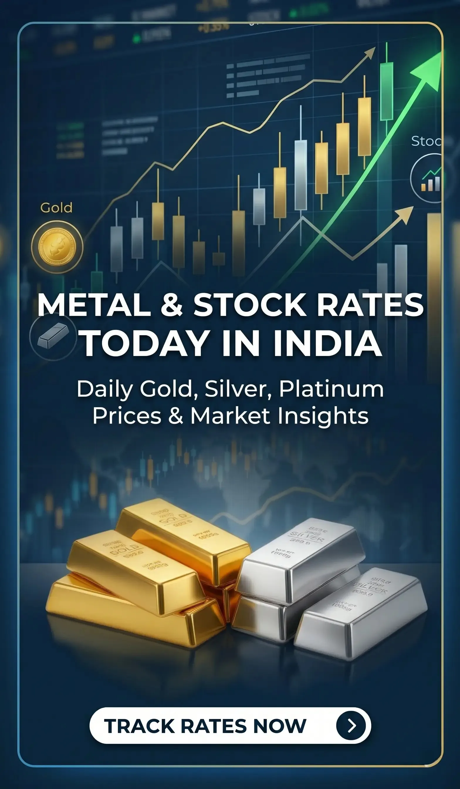 Metal & Stock Rates Today in India - Banner
